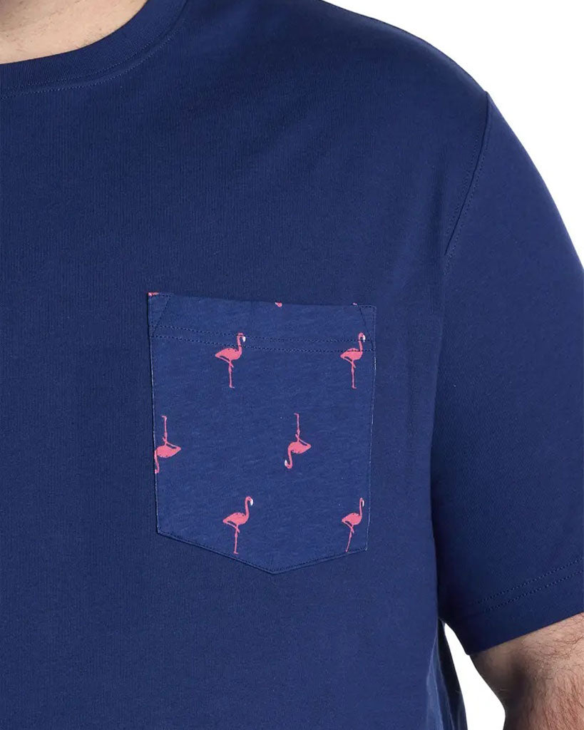 Preview Plus Paisley Print Pocket T-Shirt