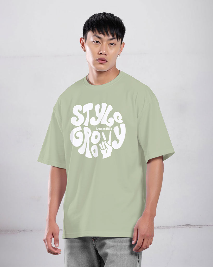 Style Grovy  - Mens Premium Drop Shoulder T-Shirt
