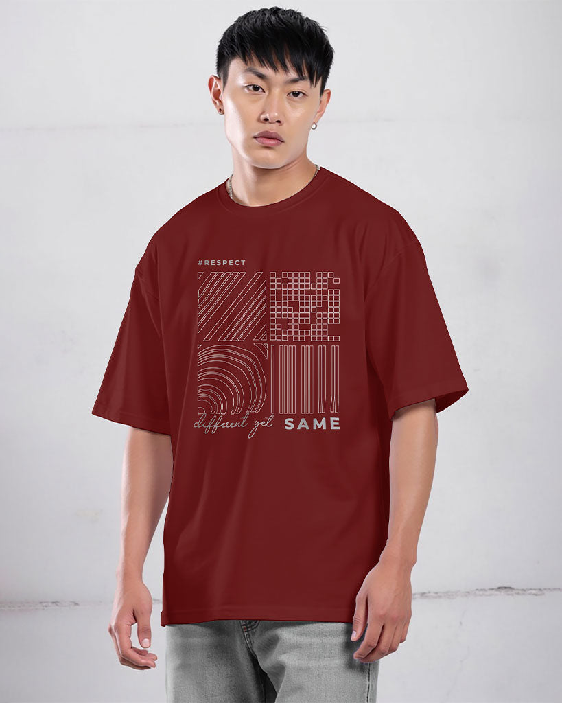Respect - Mens Premium Drop Shoulder T-Shirt