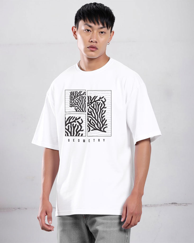 Geometry - Mens Premium Drop Shoulder T-Shirt