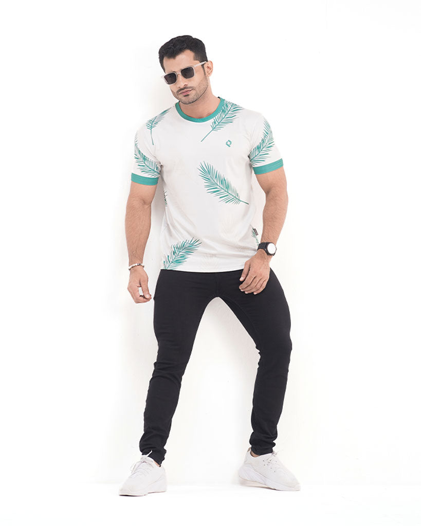 Mens Active Wear T-shirt - VERDANT