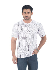 Mens Active Wear T-shirt - Tech Space