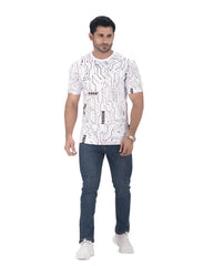 Mens Active Wear T-shirt - Tech Space