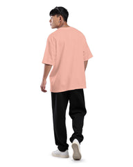 Mens Premium Drop Shoulder T-Shirt-Pink