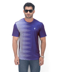 Mens Active Wear T-shirt - Wave