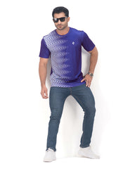 Mens Active Wear T-shirt - Wave