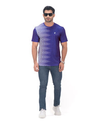 Mens Active Wear T-shirt - Wave
