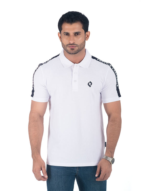 Preview Exclusive Double PK Cotton Polo - White