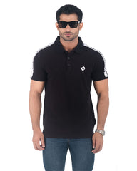 Preview Exclusive Double PK Cotton Polo - Black