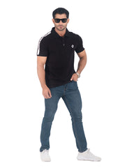 Preview Exclusive Double PK Cotton Polo - Black