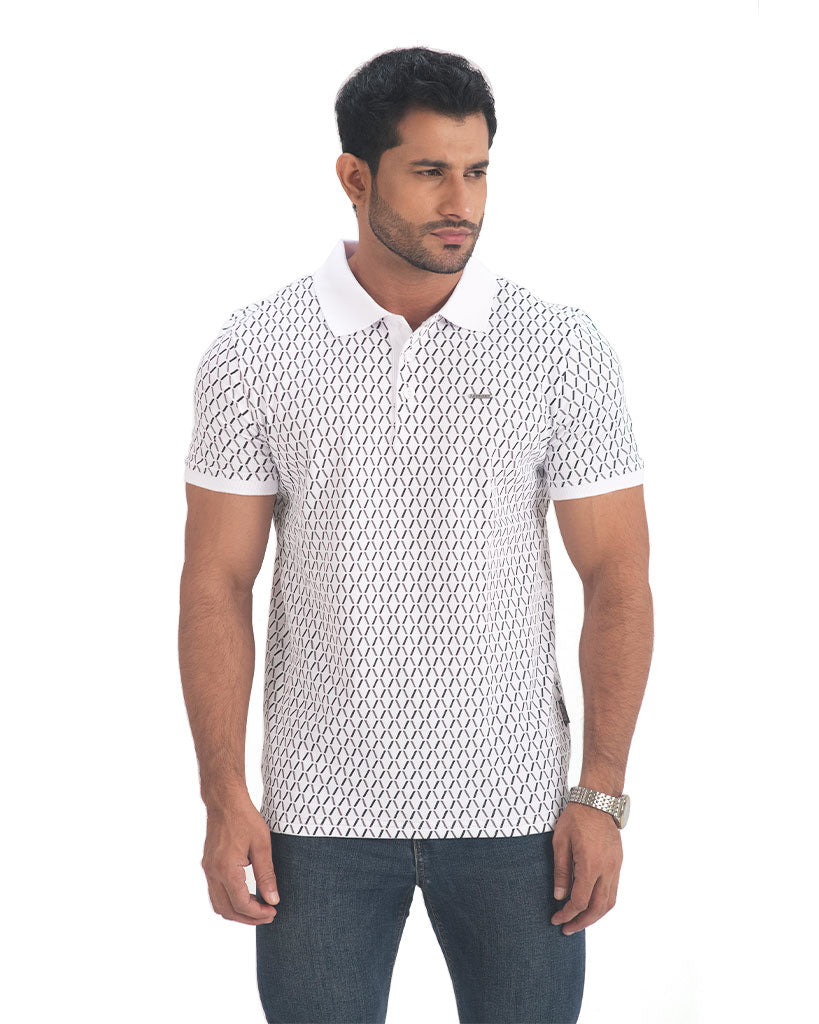 Unified Mens Polo Shirt - PixelWave