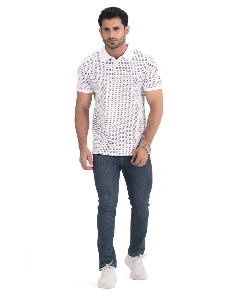 Unified Mens Polo Shirt - PixelWave