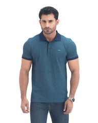 Unified Mens Polo Shirt - Aqua Crest