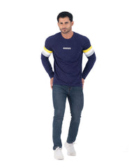Moderate Full Sleeve T-shirt - Navy